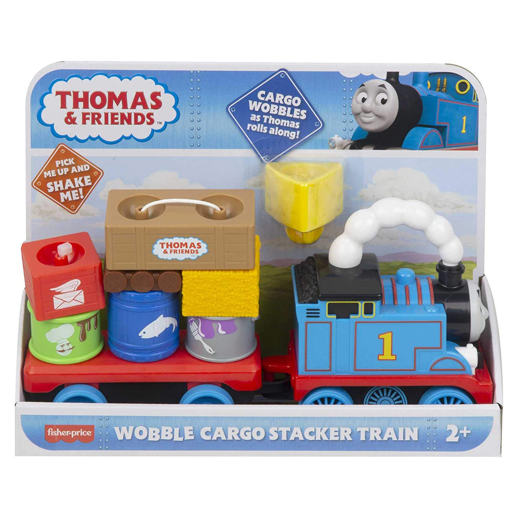 Fisher Price Thomas Friends Wobble Cargo Stacker Train Set