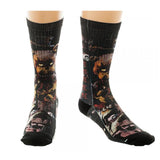 Five Nights At Freddy's Nightmare Sublimated One Pair Of Crew Socks - Radar Toys