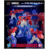 Flame Toys Transformers Optimus Prime SDCC IDW Clear Version Model Kit - Radar Toys
