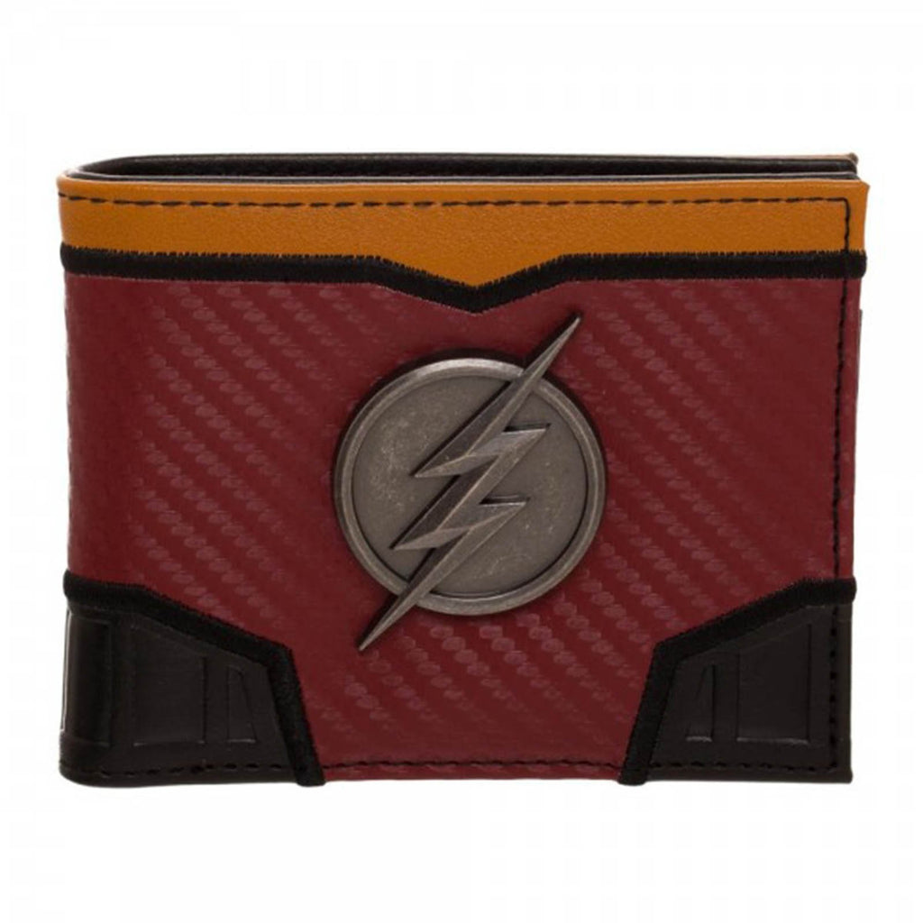 Flash Metal Badge Boxed Bi-Fold Wallet