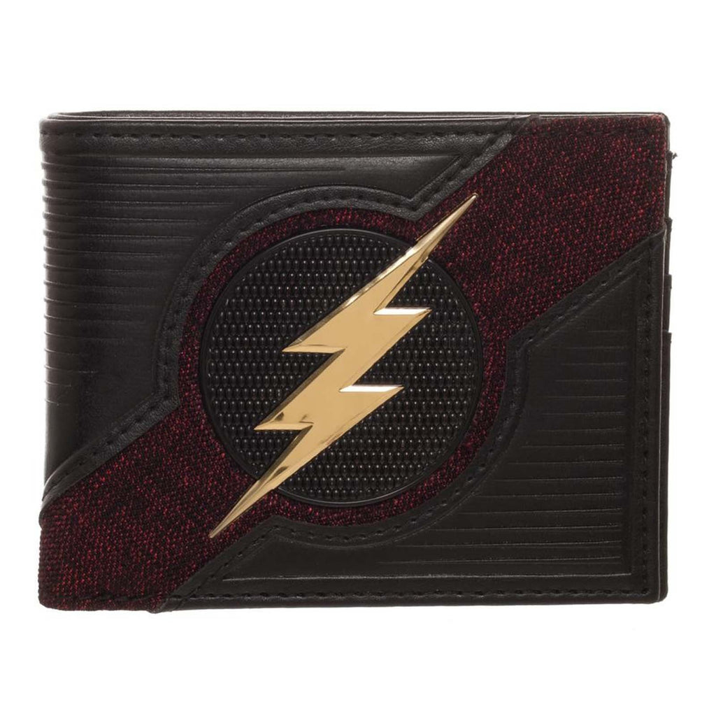 DC The Flash Chrome Weld Patch Bi-Fold Wallet