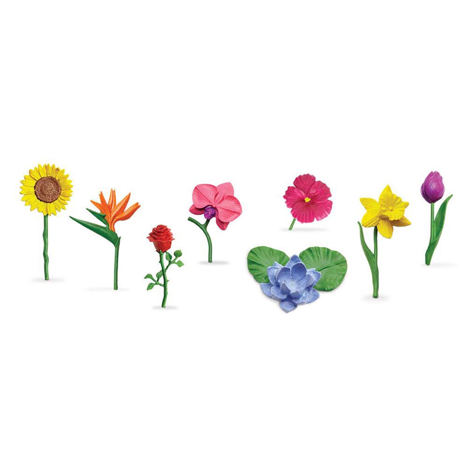 Flowers Toys Figures Miniature Tube Set Kids Safari Ltd – Radar Toys