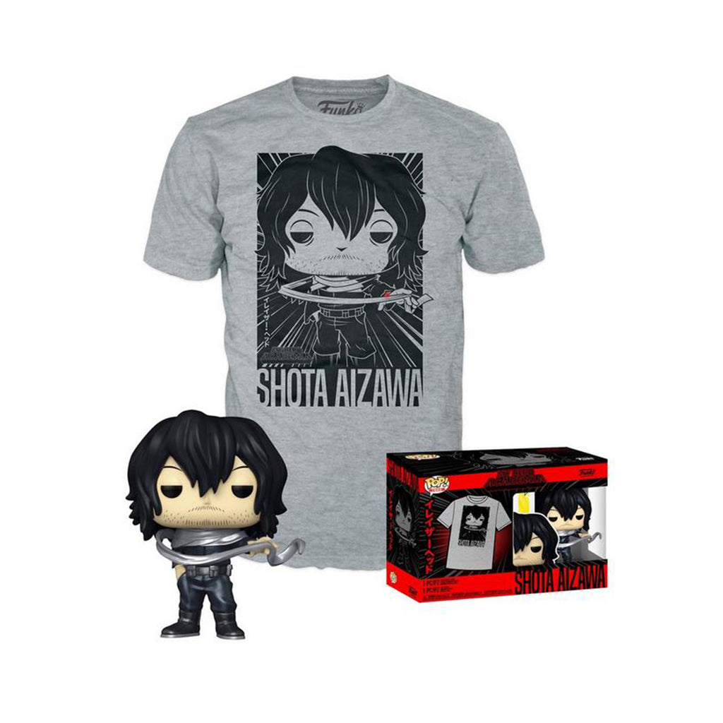 Funko My Hero Academia Shoto Aizawa Medium Shirt With POP Set