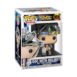 Funko Back To The Future POP Doc With Helmet Vinyl Figure - Radar Toys