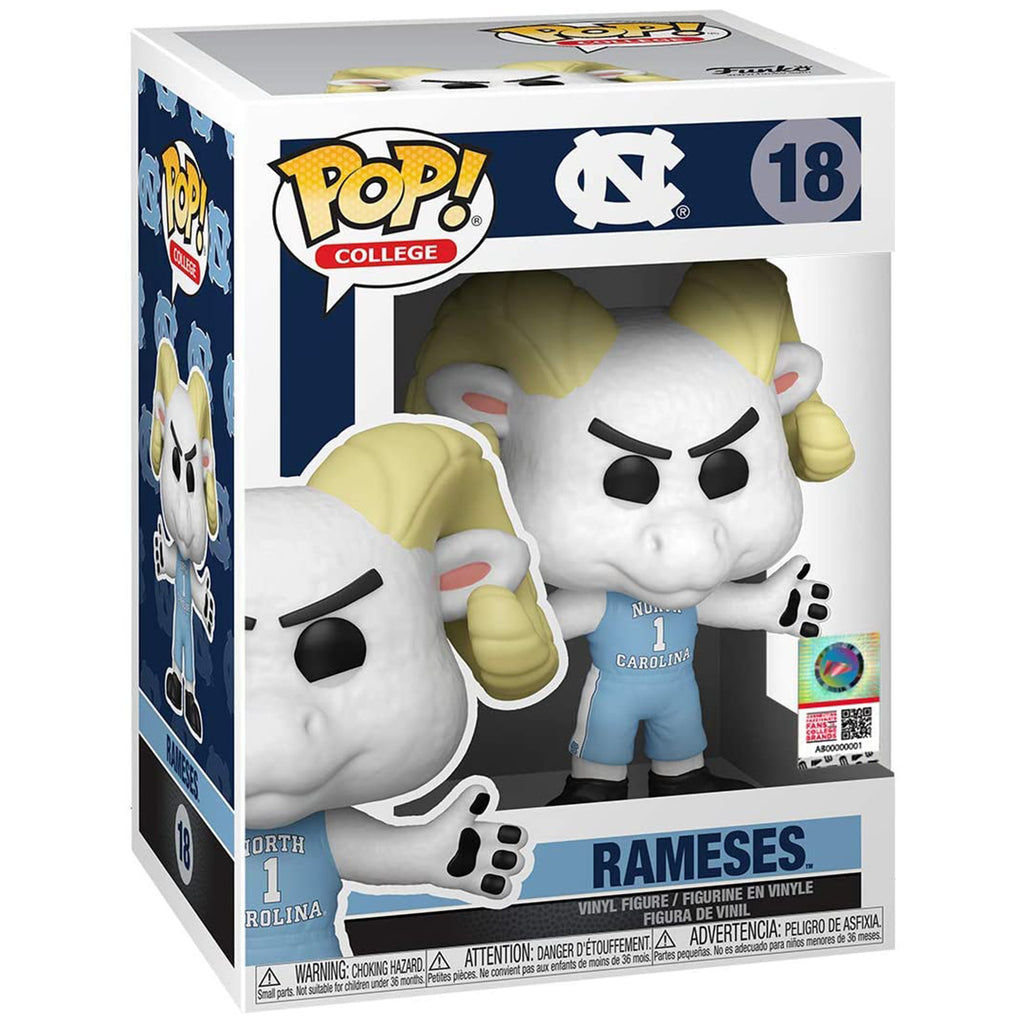Funko College North Carolina POP Mascots Rameses Vinyl Figure