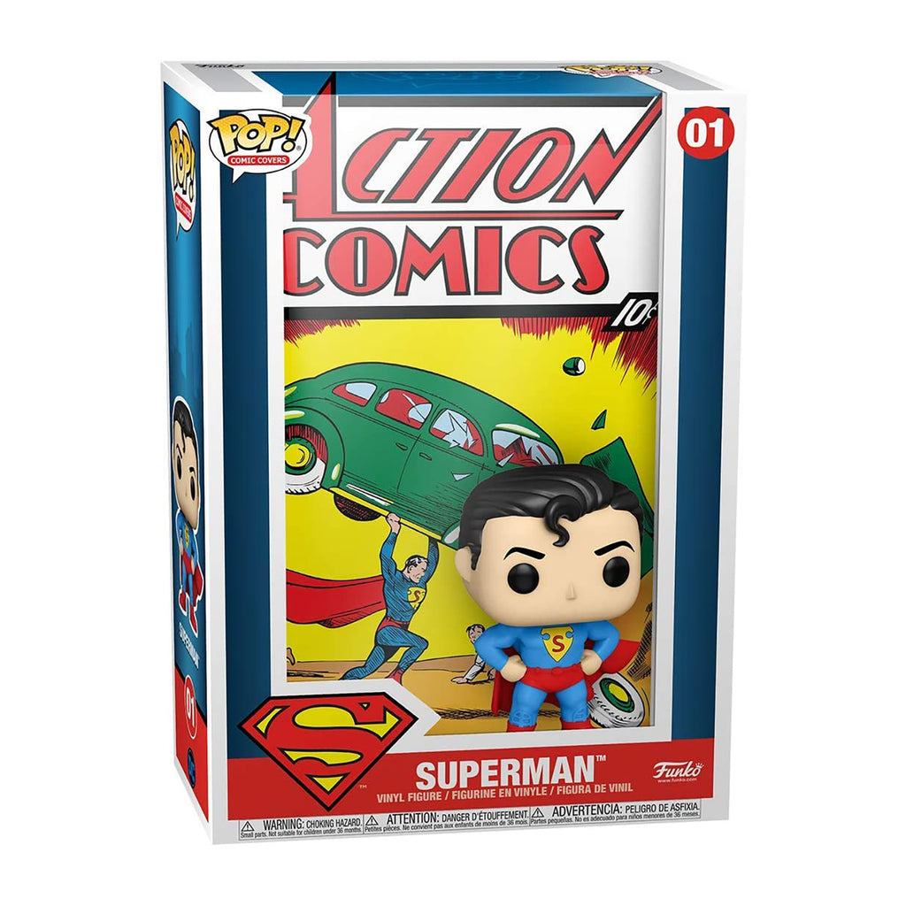 Funko Comic Covers POP Superman Action Comics Set