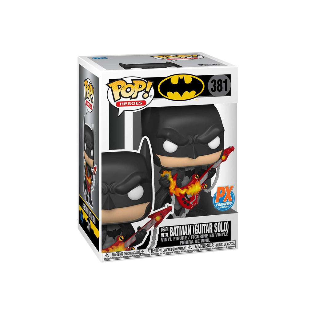 Funko DC Heroes PX Exclusive POP Death Metal Batman Guitar Solo - Radar Toys