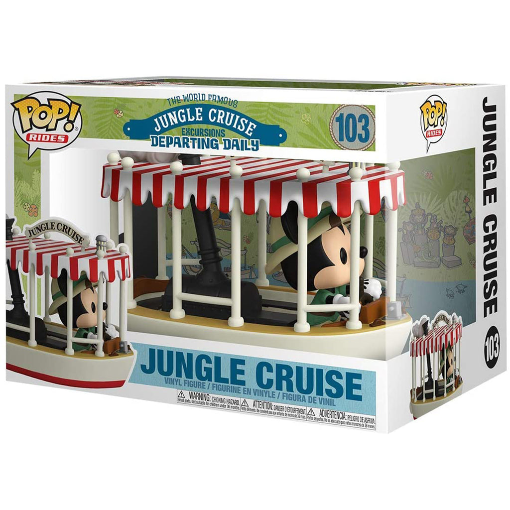 Funko Disney Jungle Cruise POP Rides Skipper Mickey Boat Figure Set