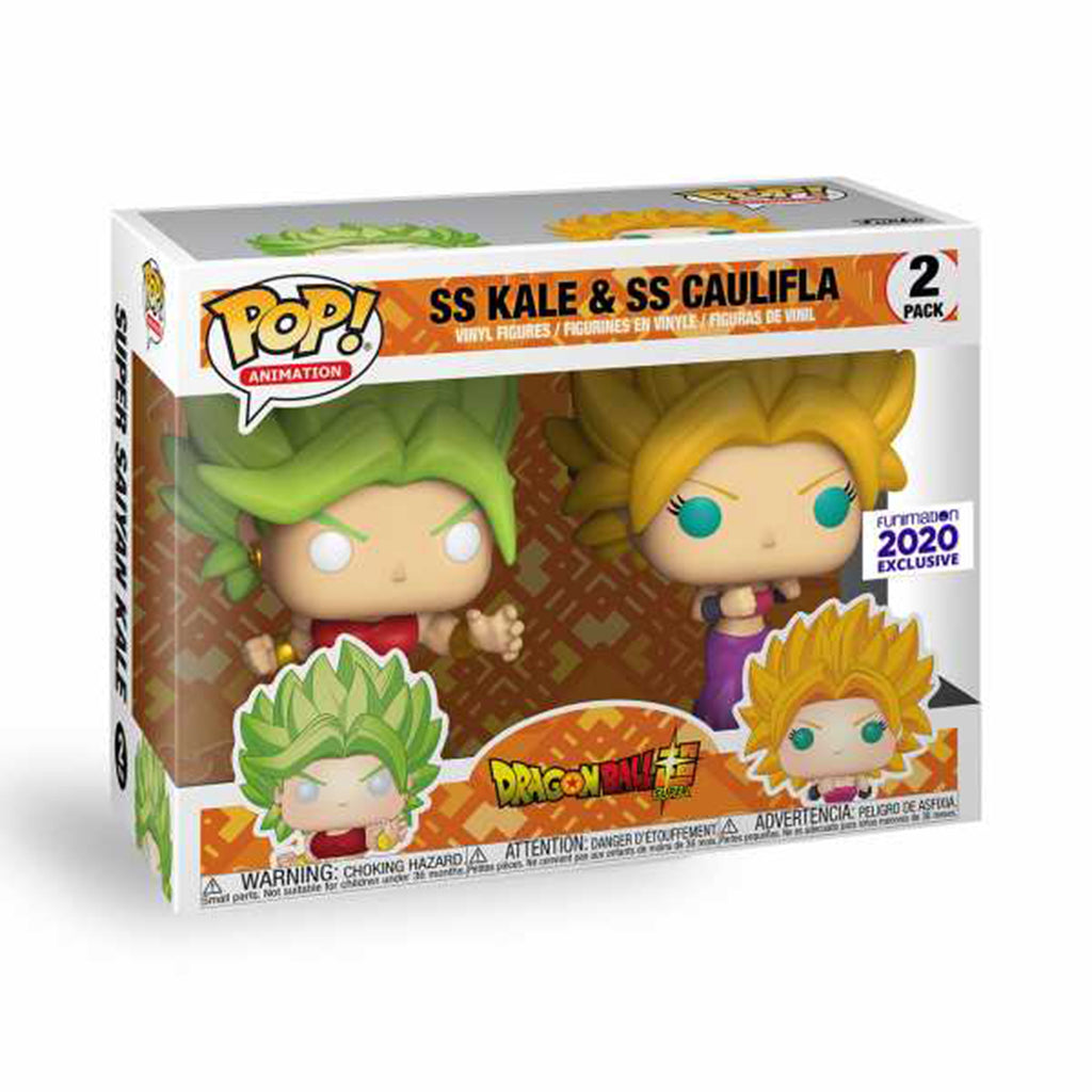 Funko Dragon Ball Super Exclusive POP SS Kale SS Caulifla Set