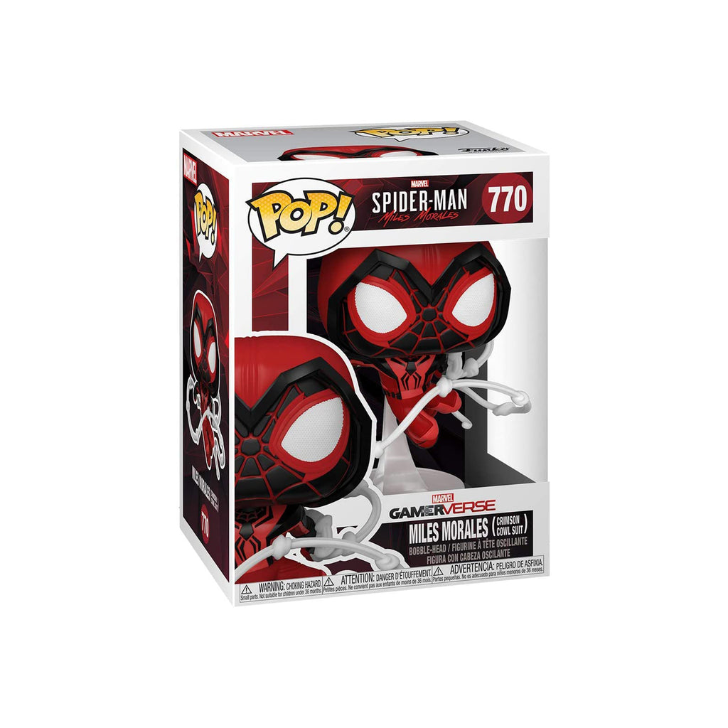 Funko Marvel Gamerverse POP Miles Morales Crimson Cowl Suit Figure