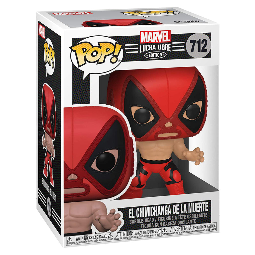 Funko Marvel Lucha Libre POP Chimichanga Muerte Deadpool Figure