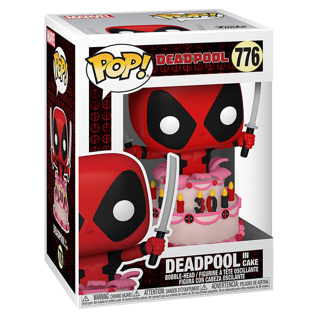 Funko Marvel Pop Deadpool In Cake 30th Vinyl Figure