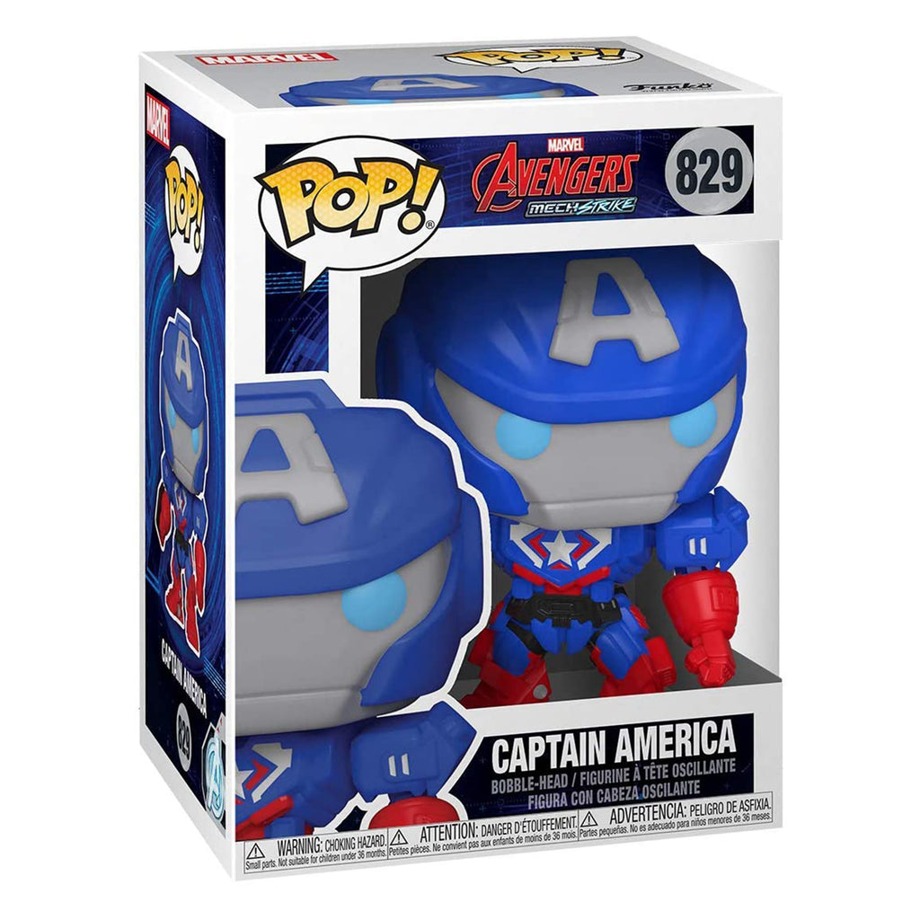 Funko Marvel Pop Marvel Mech Captain America Vinyl Figure