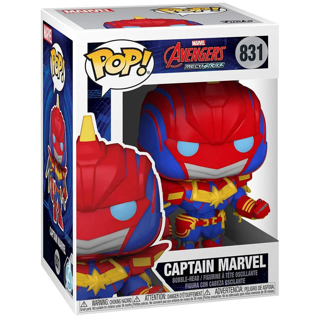 Funko Marvel Pop Marvel Mech Captain Marvel Vinyl Figure - Radar Toys
