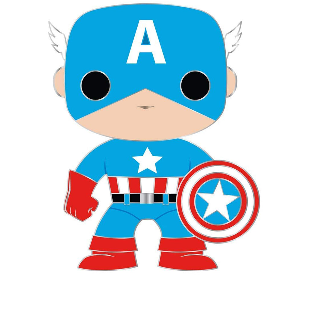 Funko Marvel Pop Pin Captain America Mask And Suit - Radar Toys