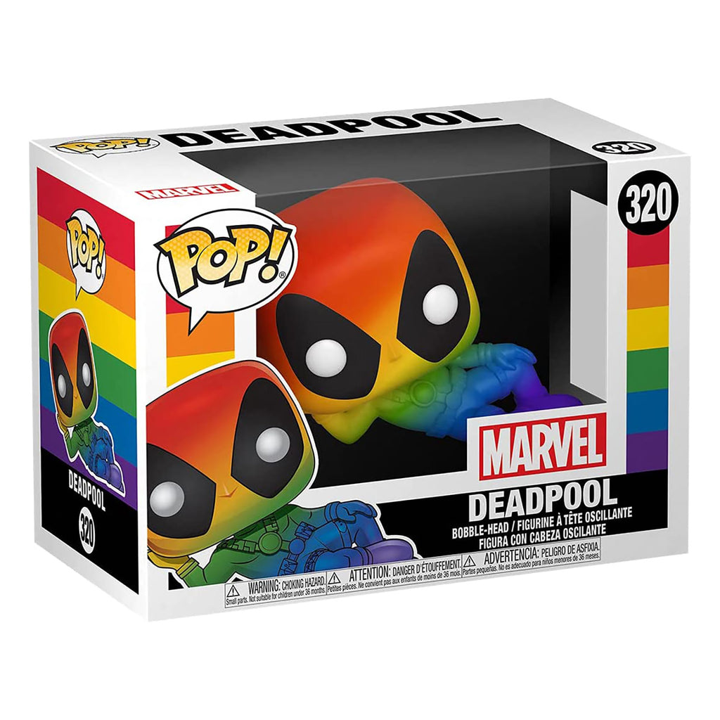 Funko Marvel Pride POP Deadpool Rainbow Vinyl Figure