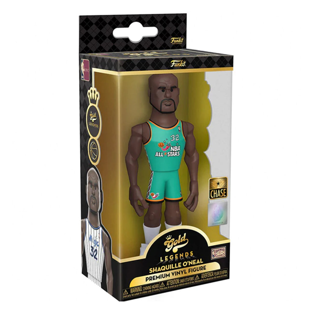 Funko NBA All Stars Gold Shaquille O'Neal Vinyl Figure CHASE VERSION - Radar Toys