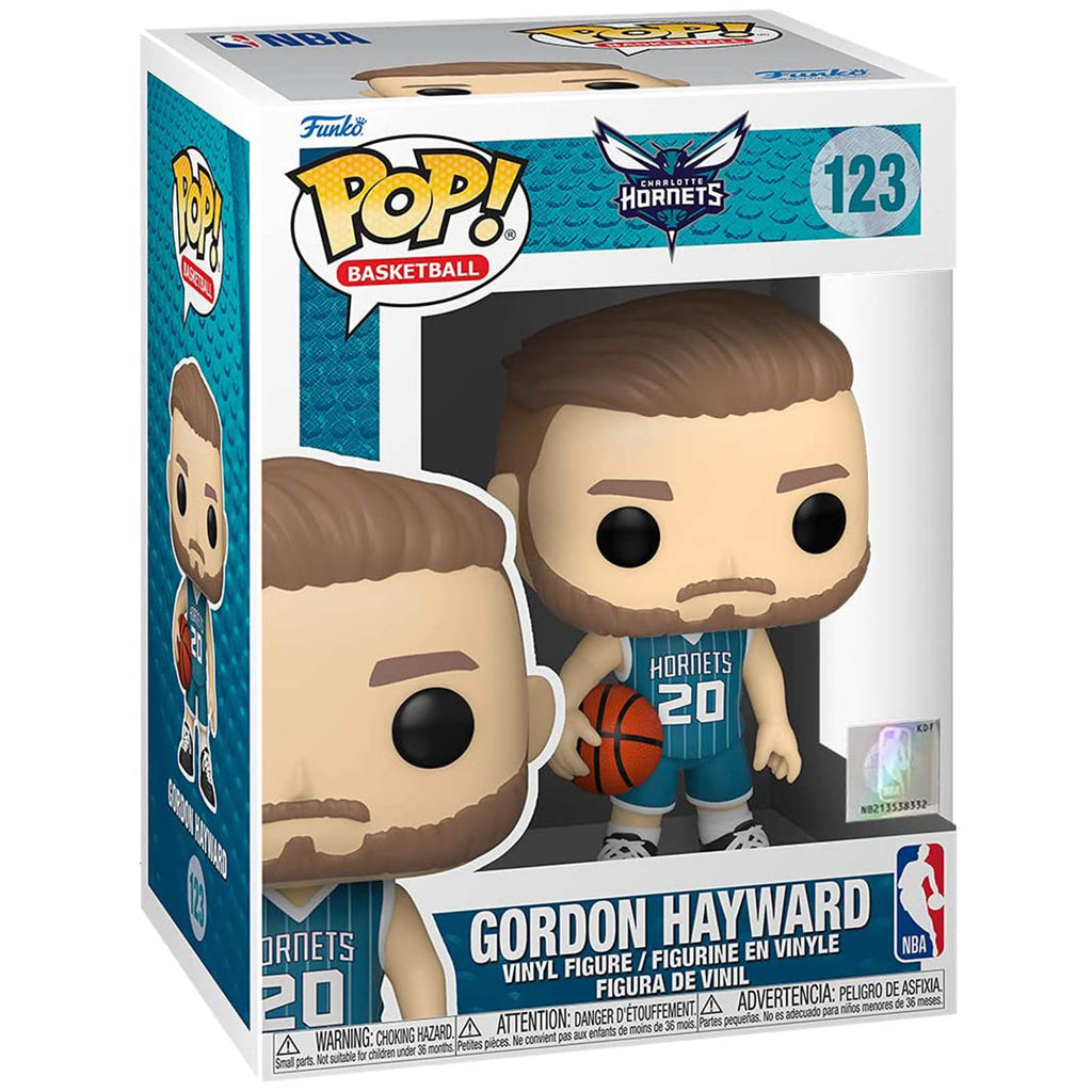 Funko NBA Charlotte Hornets POP Gordon Hayward Teal Uniform Vinyl Figure