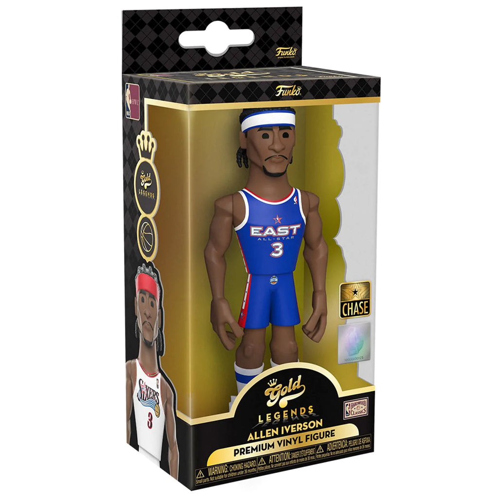 Funko NBA All Star East Gold Allen Iverson Vinyl Figure CHASE VERSION