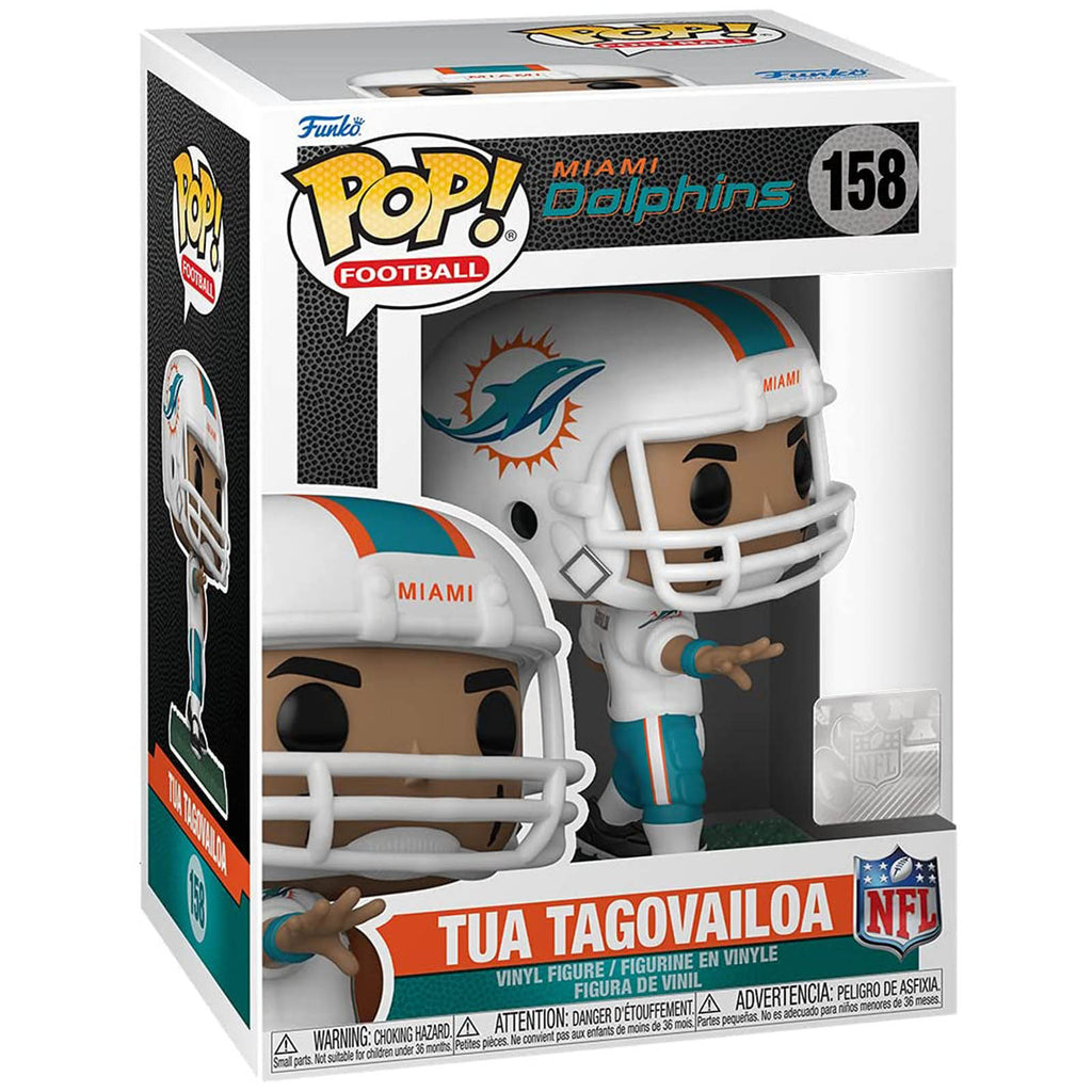 Funko NFL Miami Dolphins POP Tua Tagovailoa Away Uniform Vinyl Figure