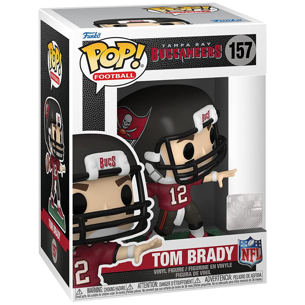 Funko NFL Tampa Bay Buccaneers POP Tom Brady Home Uniform Vinyl Figure