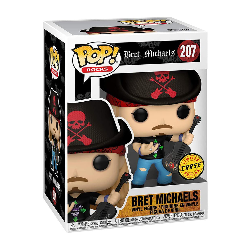 Funko Rocks POP Bret Michaels Vinyl Figure CHASE