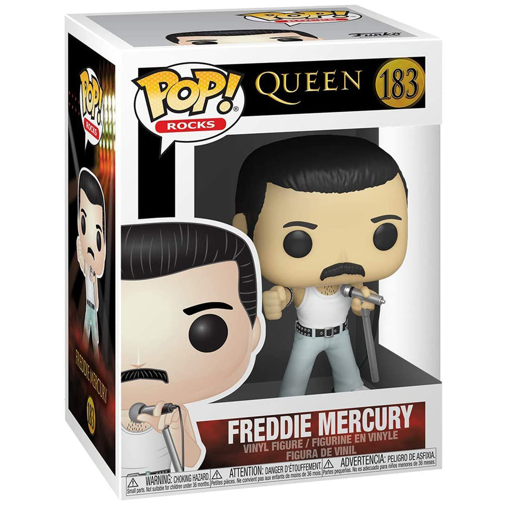 Funko Rocks Queen POP Freddie Mercury Radio Gaga Figure
