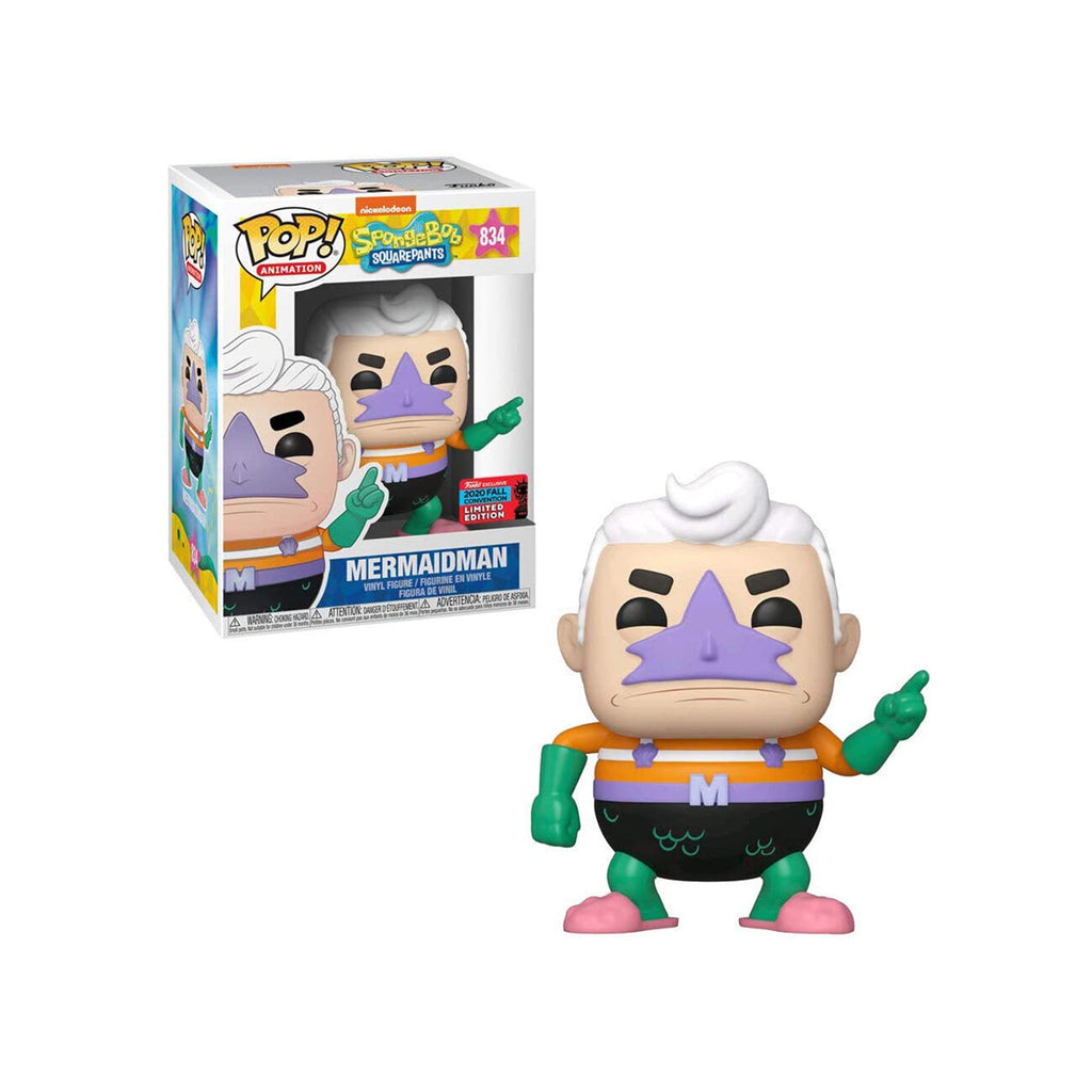 Funko Spongebob Squarepants Exclusive POP Mermaidman Vinyl Figure