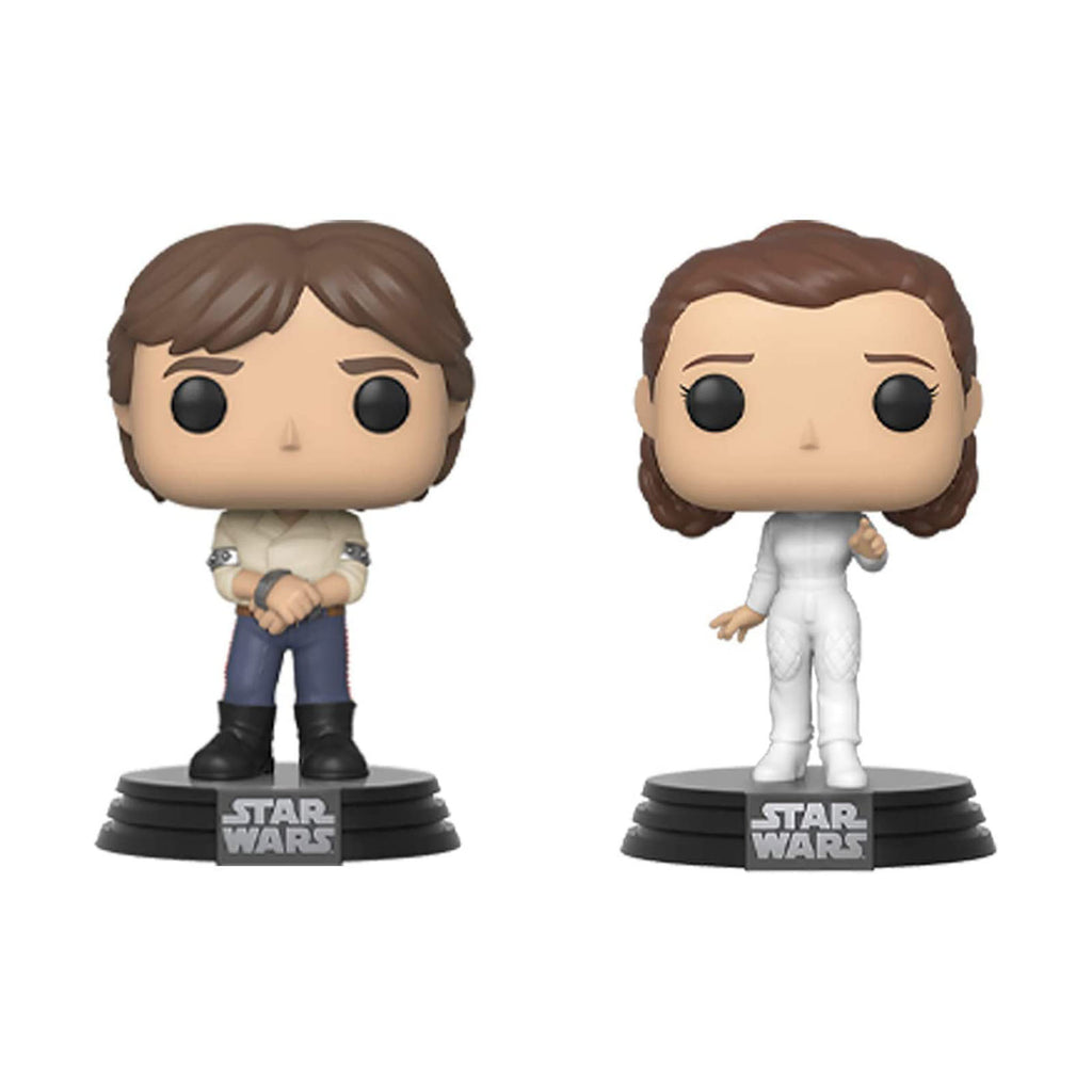 Funko Star Wars Empire Strikes Back POP Han Solo Leia Figure Set