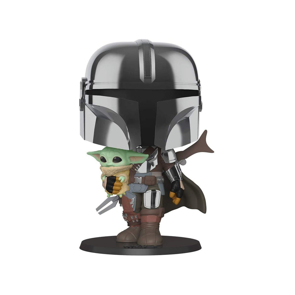 Funko Star Wars POP The Mandalorian With Child 10 Inch Figure Set