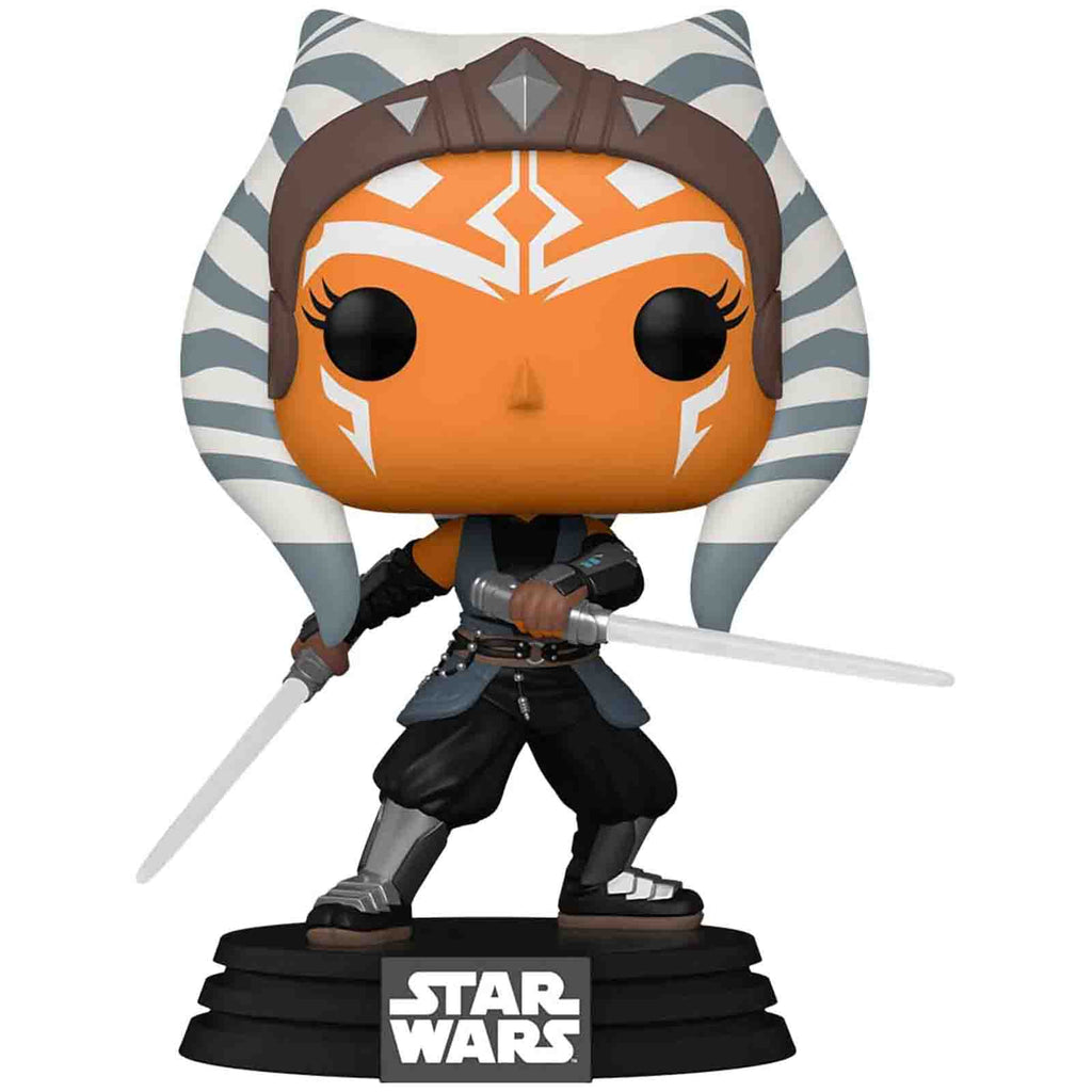 Funko Star Wars The Mandalorian POP Ahsoka With Sabers Vinyl Figure