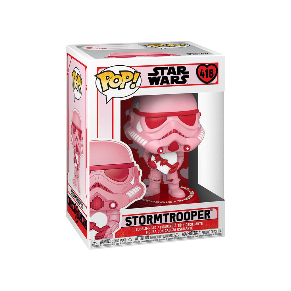 Funko Star Wars Valentines POP Stormtrooper With Heart Figure