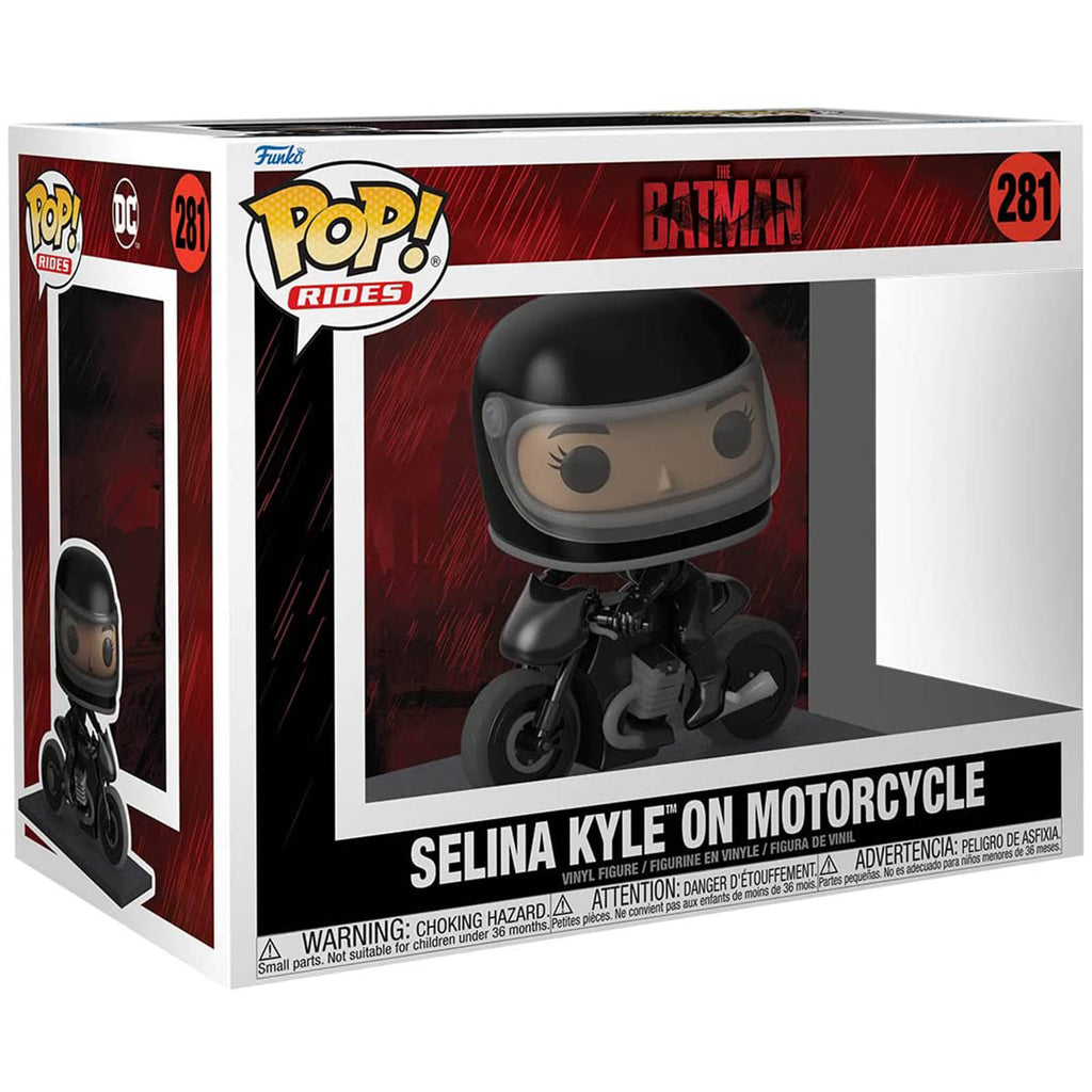 Funko The Batman POP Selina Kyle On Motorcycle Vinyl Figure Set
