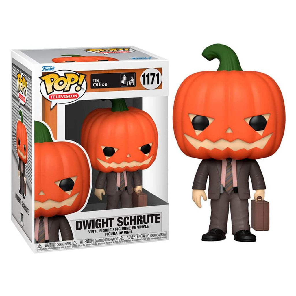 Funko The Office POP Dwight Schrute With Pumpkinhead Vinyl Figure