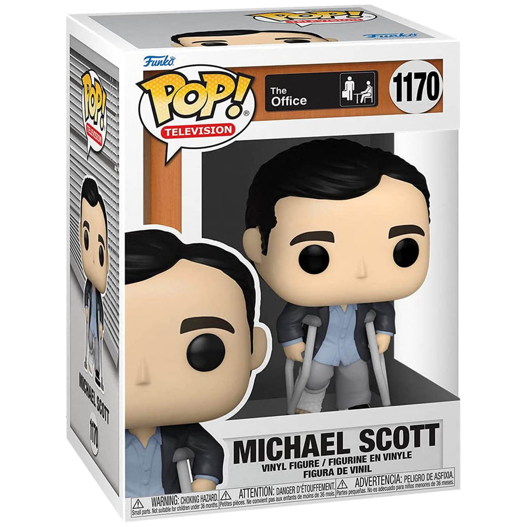 Funko The Office POP Michael Scott With Crutches Vinyl Figure