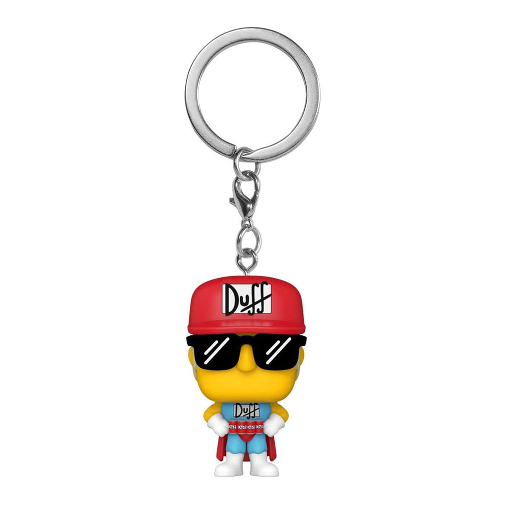 Funko The Simpsons Pocket POP Duffman Figure Keychain