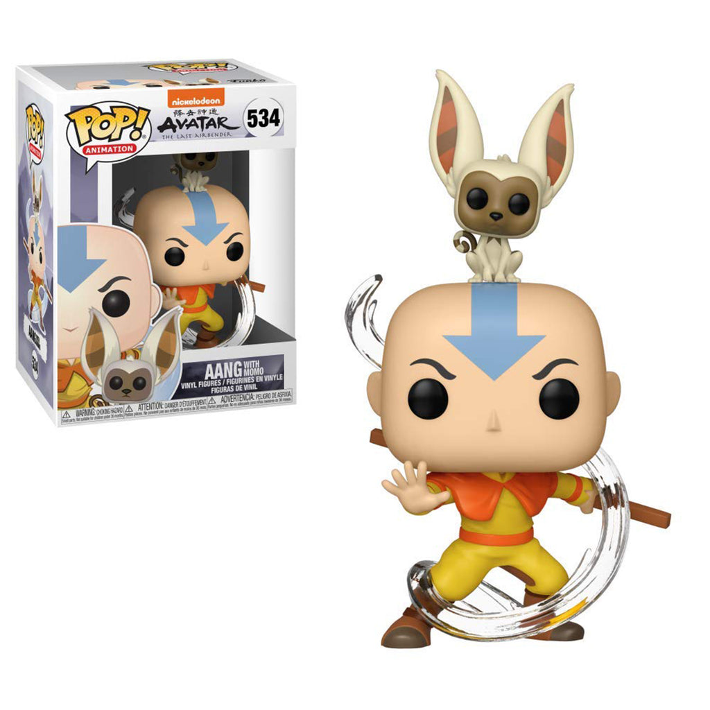 Funko Avatar POP Aang With Momo Vinyl Figure