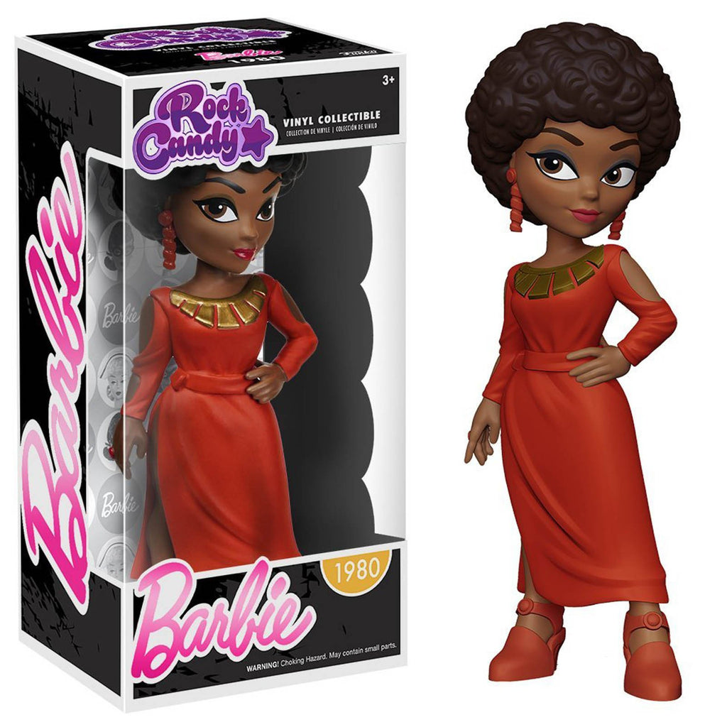 Funko Barbie Rock Candy 1980 Red Dress Vinyl Figure