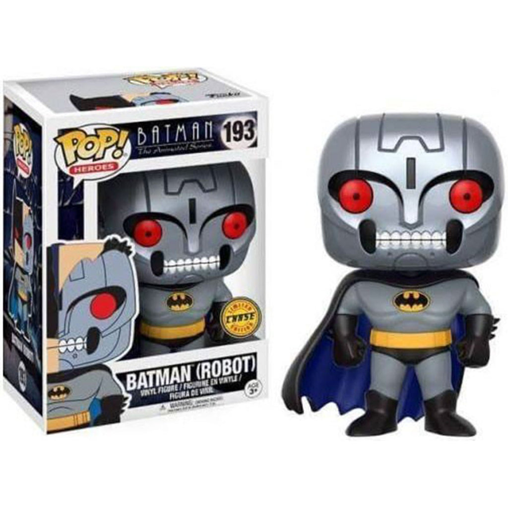 Funko Batman Animated POP Robot Batman Vinyl Figure CHASE VERSION - Radar Toys
