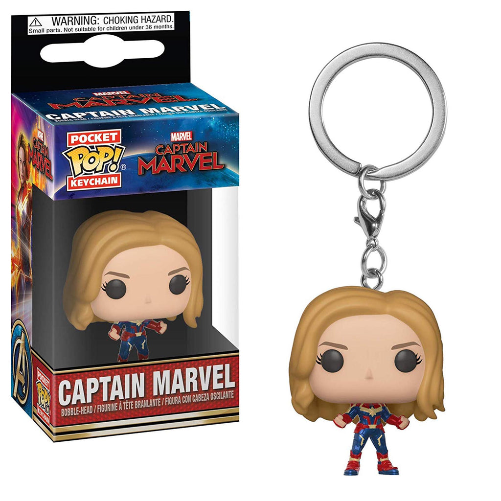 Funko Captain Marvel Pocket POP Captain America Vinyl Keychain Figure