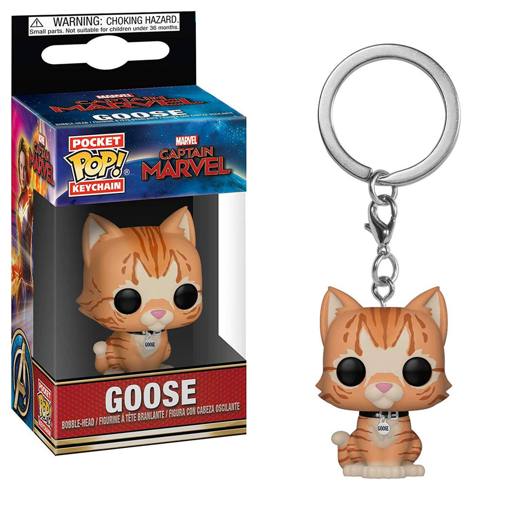Funko Captain Marvel Pocket POP Goose The Cat Vinyl Keychain Figure