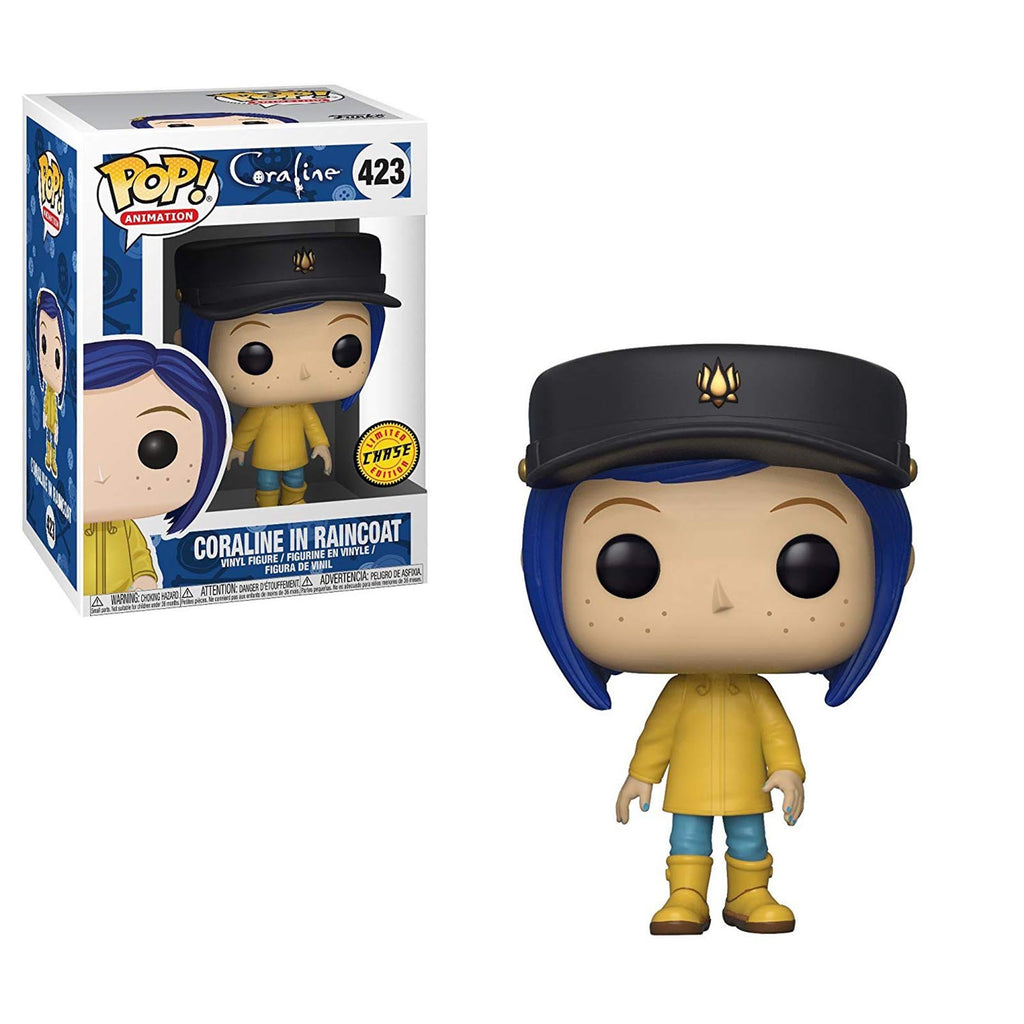 Funko Coraline POP Coraline In Raincoat Vinyl Figure CHASE VERSION