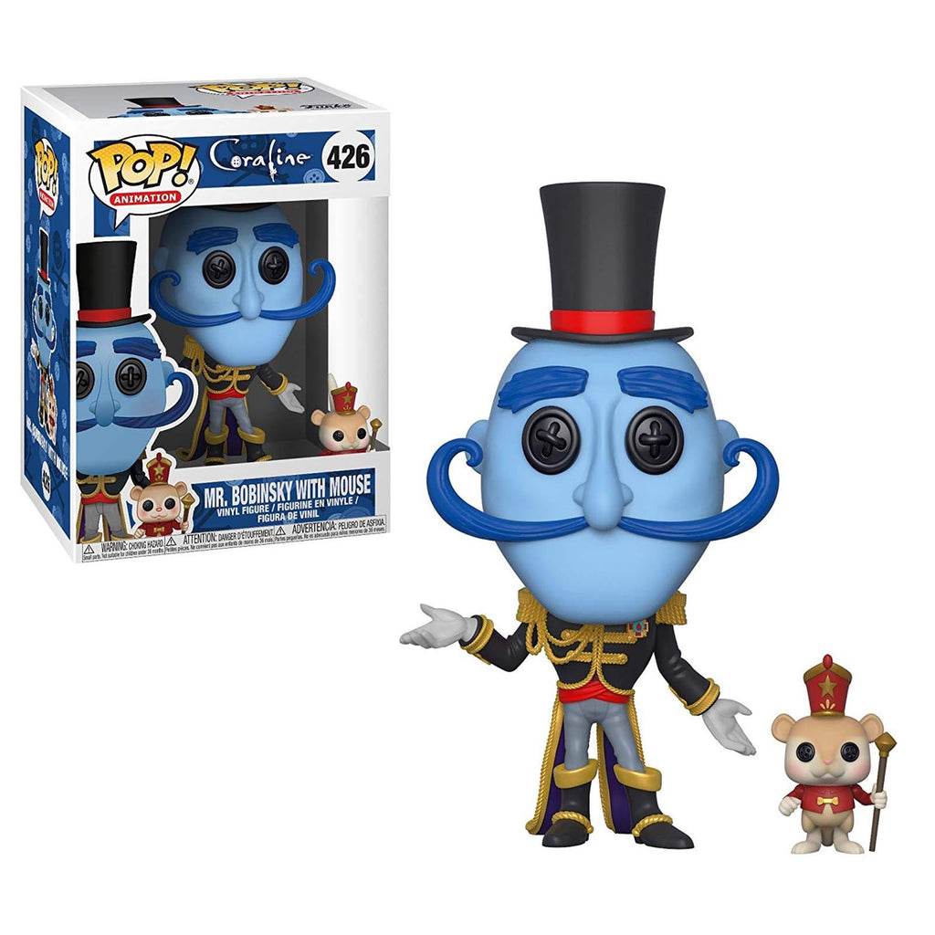Funko Coraline POP Mr. Bobinsky With Mouse Vinyl Figure