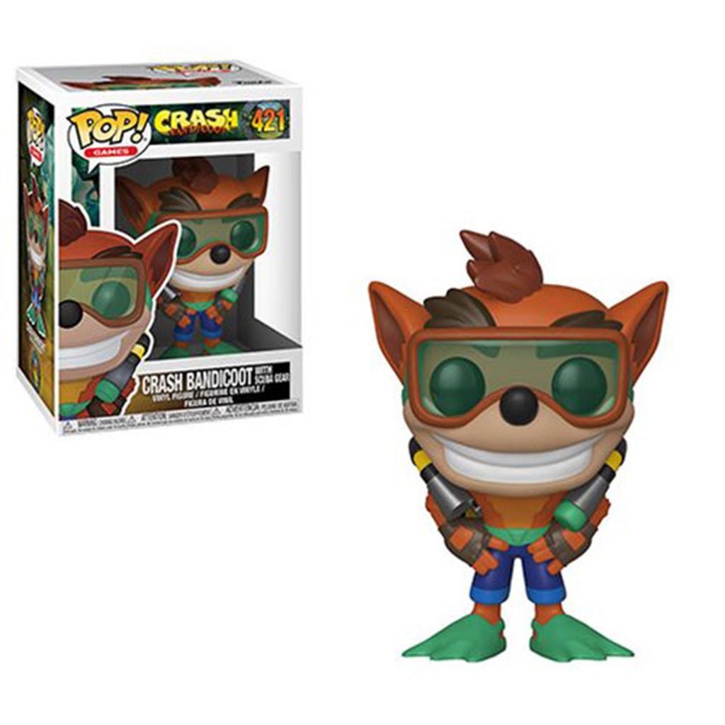 Funko Crash Bandicoot POP Crash Bandicoot With Scuba Gear Vinyl Figure