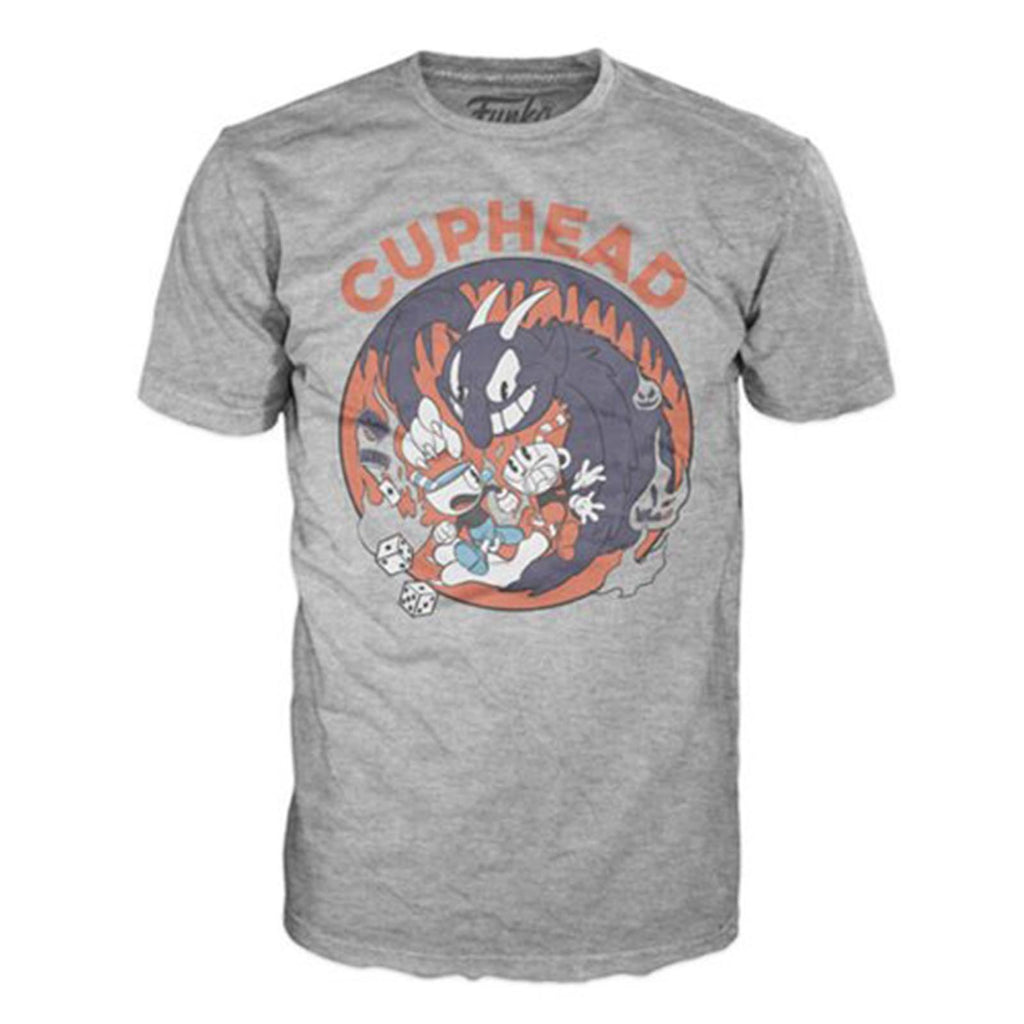 Funko Cuphead Mugman Devil Grey Tee Shirt