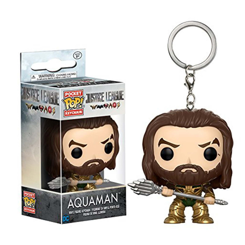 Funko DC Justice League Pocket POP Aquaman Vinyl Keychain Figure