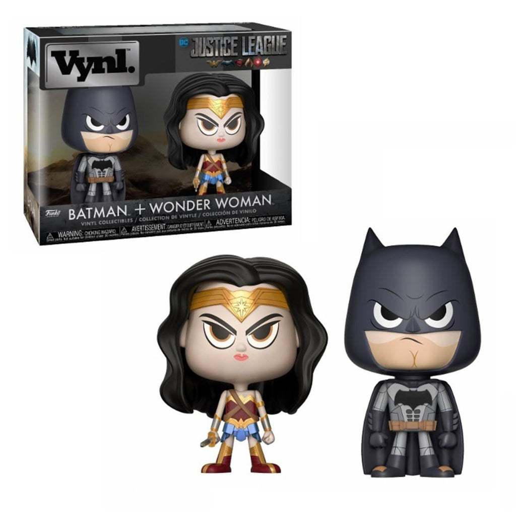 Funko DC Justice League Vynl Batman Wonder Woman Figure Set