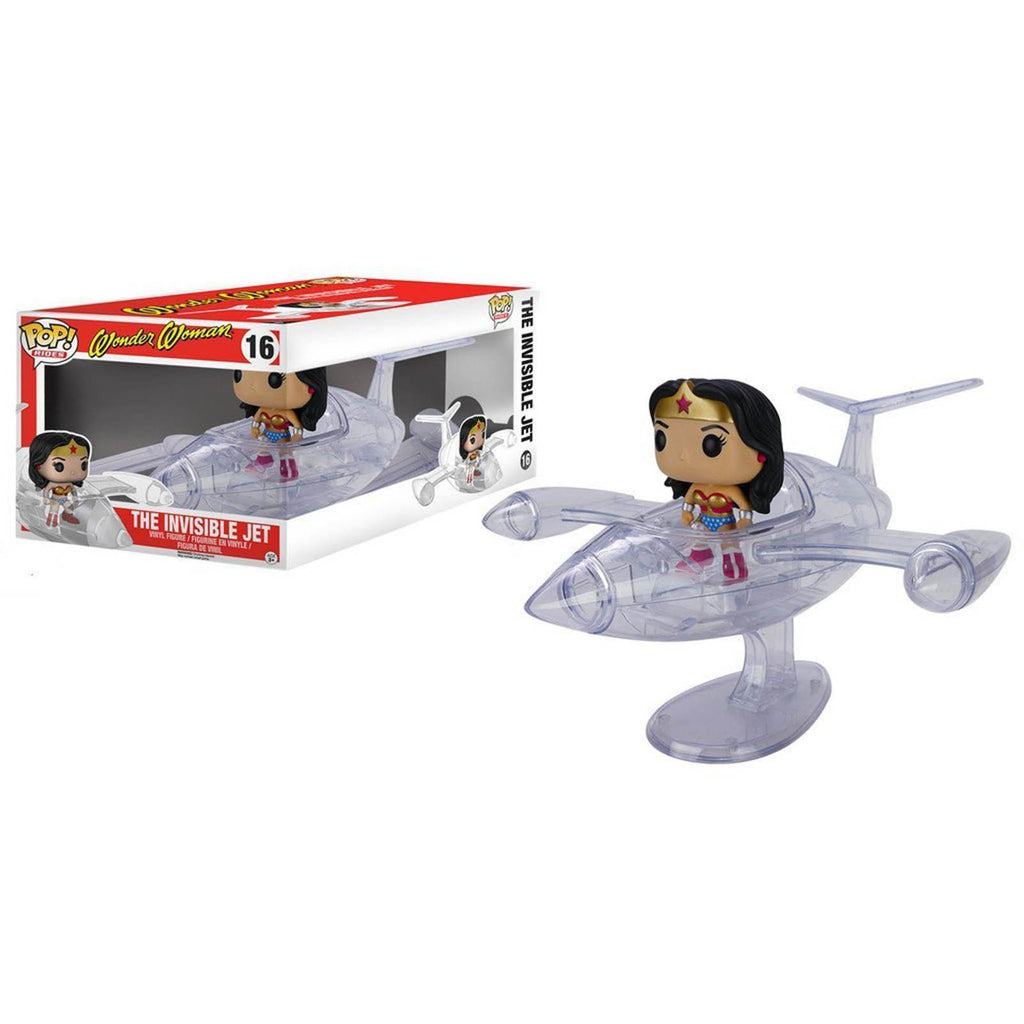Funko DC POP Rides Wonder Woman With Invisible Jet Vinyl Figure