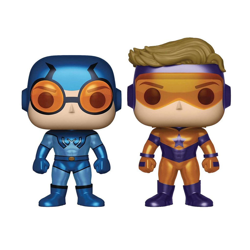 Funko DC PX Exclusive POP Blue Beetle Booster Gold Figure Set