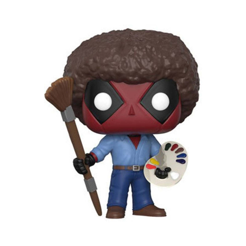 Funko Deadpool Playtime POP Deadpool As Bob Ross Vinyl Figure